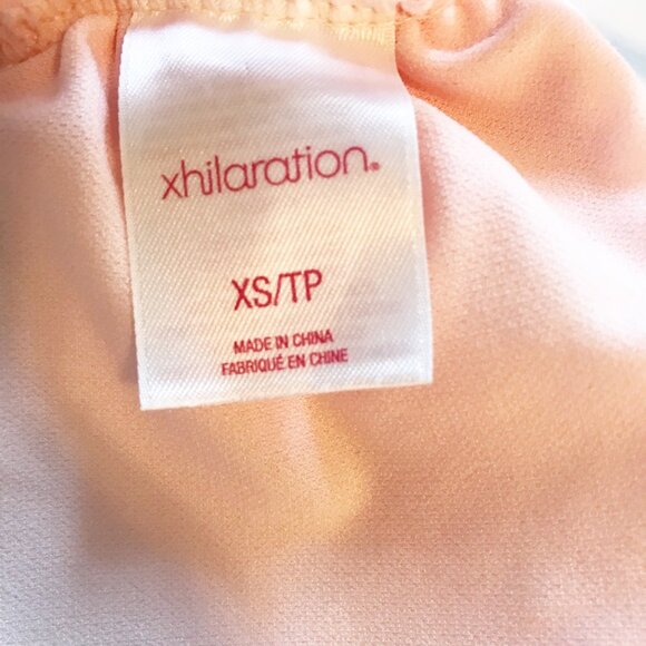 XHILERATION Pink Lace Overlay Bikini Two Piece Set Swimsuit Womens Small - Picture 4 of 10